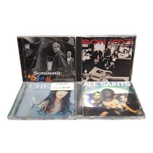 Pop/Rock 4 CD Lot - CDs - Cher, All Saints, Bon Jovi, Semisonic